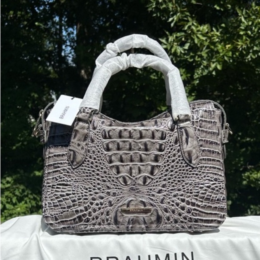 Brahmin 👜 Micaela Charcoal Zinnia. NWT - Picture 8 of 11